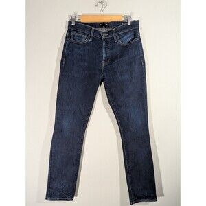 Madewell Men's Skinny Jeans in Dark Blue